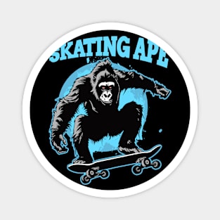 Ape Skating 92001 Magnet